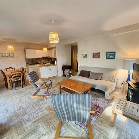 2 Chambres, Wifi, Vue Mer, Jardin, Parking Lägenhet *