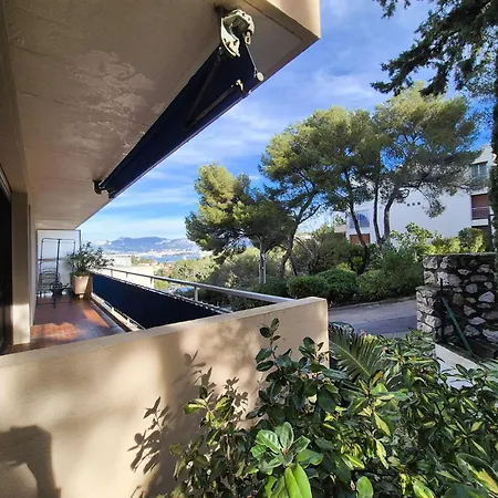 2 Chambres, Wifi, Vue Mer, Jardin, Parking * סן-מנדרייה-סור-מר